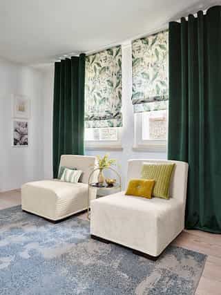 Plissees und Vorhänge