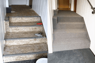 Bodenbelag Treppe