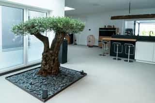 Spachteltechnik angewandt in einem Wohnbereich | Einwandfrei | Fugenlose Böden und Bäder in Leverkusen