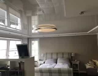 Spanndecken in Leverkusen ein Beispiel im Schlafzimmer